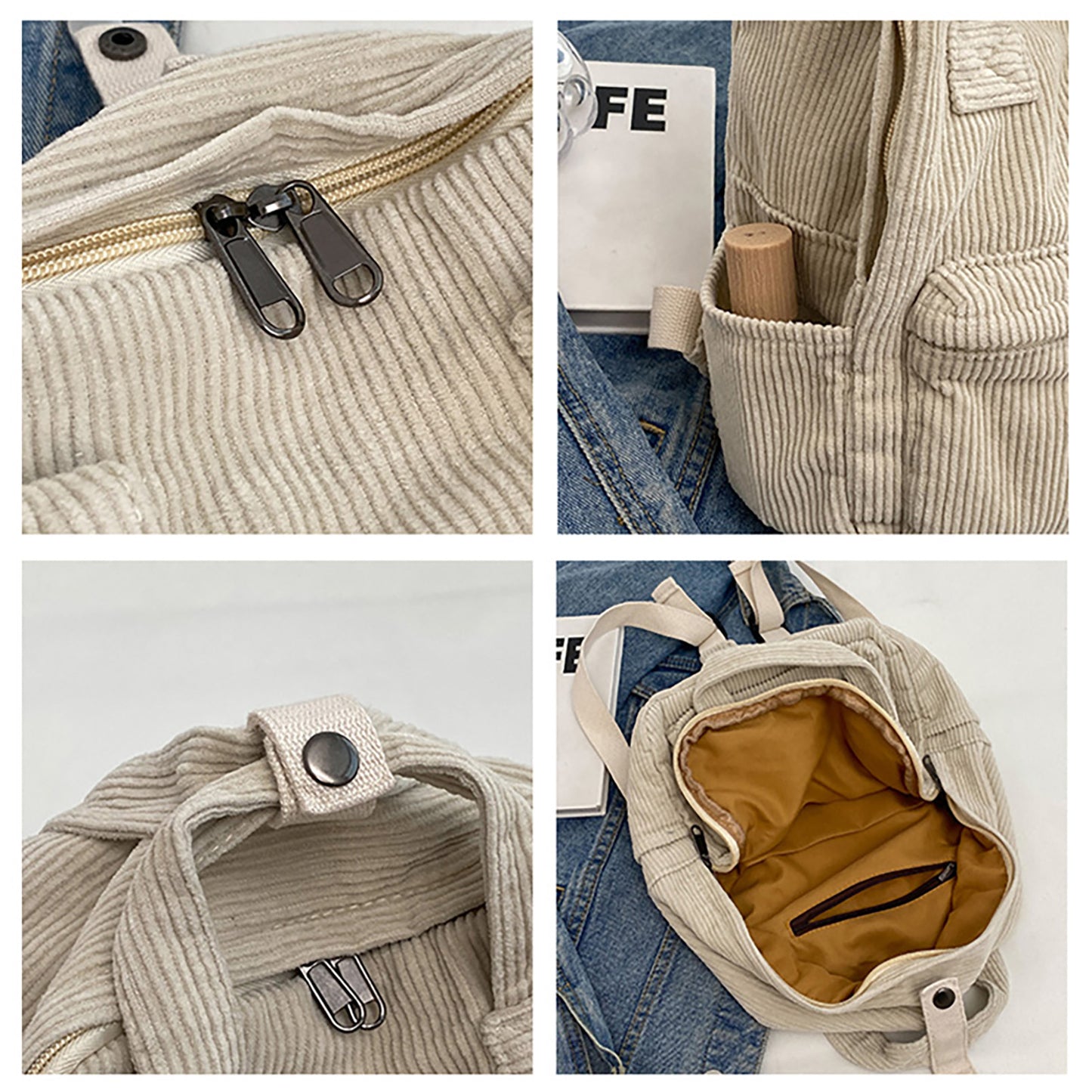 Makukke Mini Corduroy Backpack