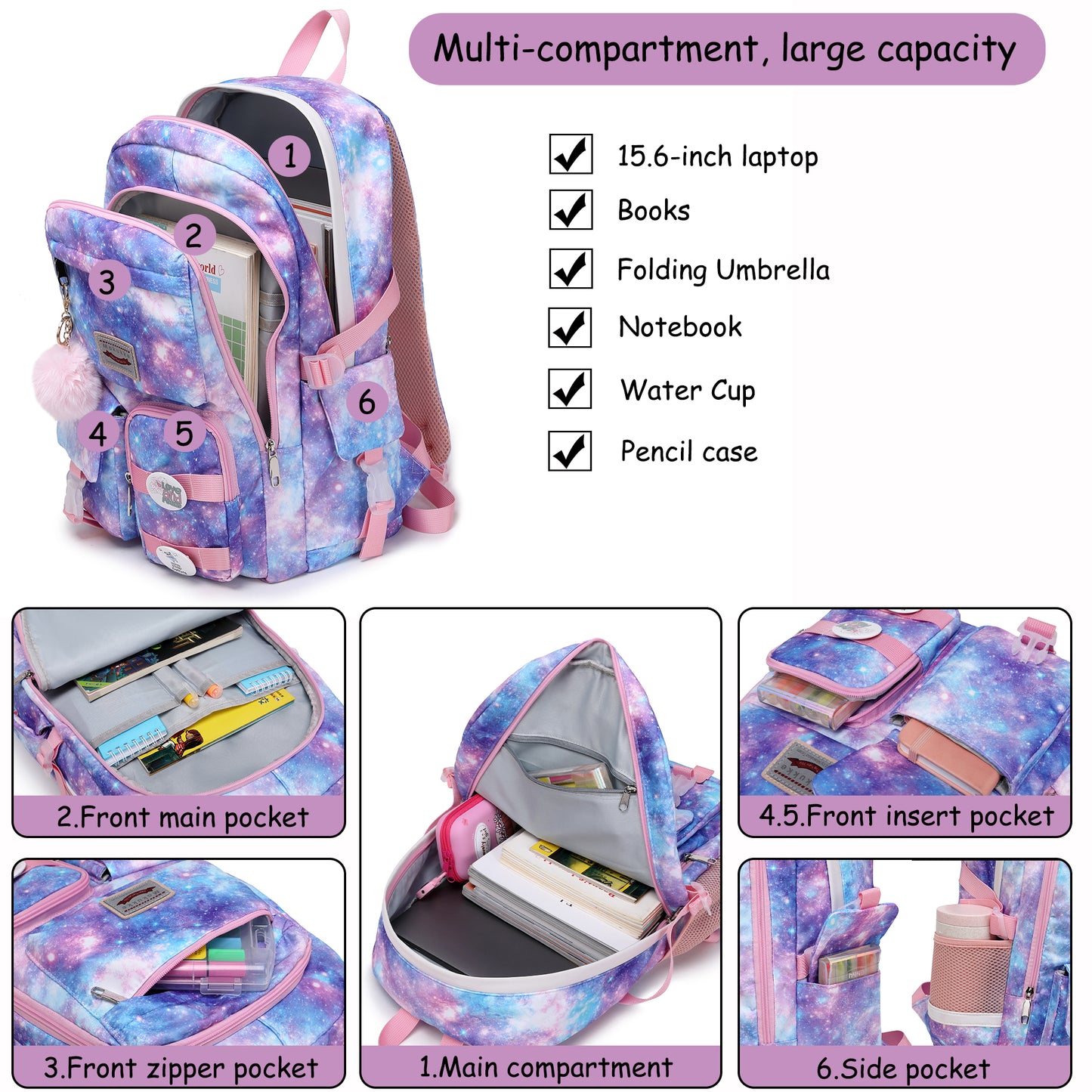 Makukke School Backpack for Teen