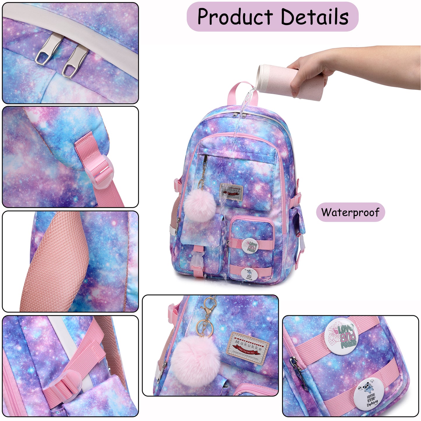 Makukke School Backpack for Teen