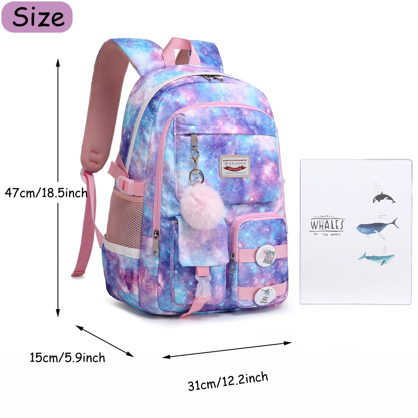 Makukke School Backpack for Teen