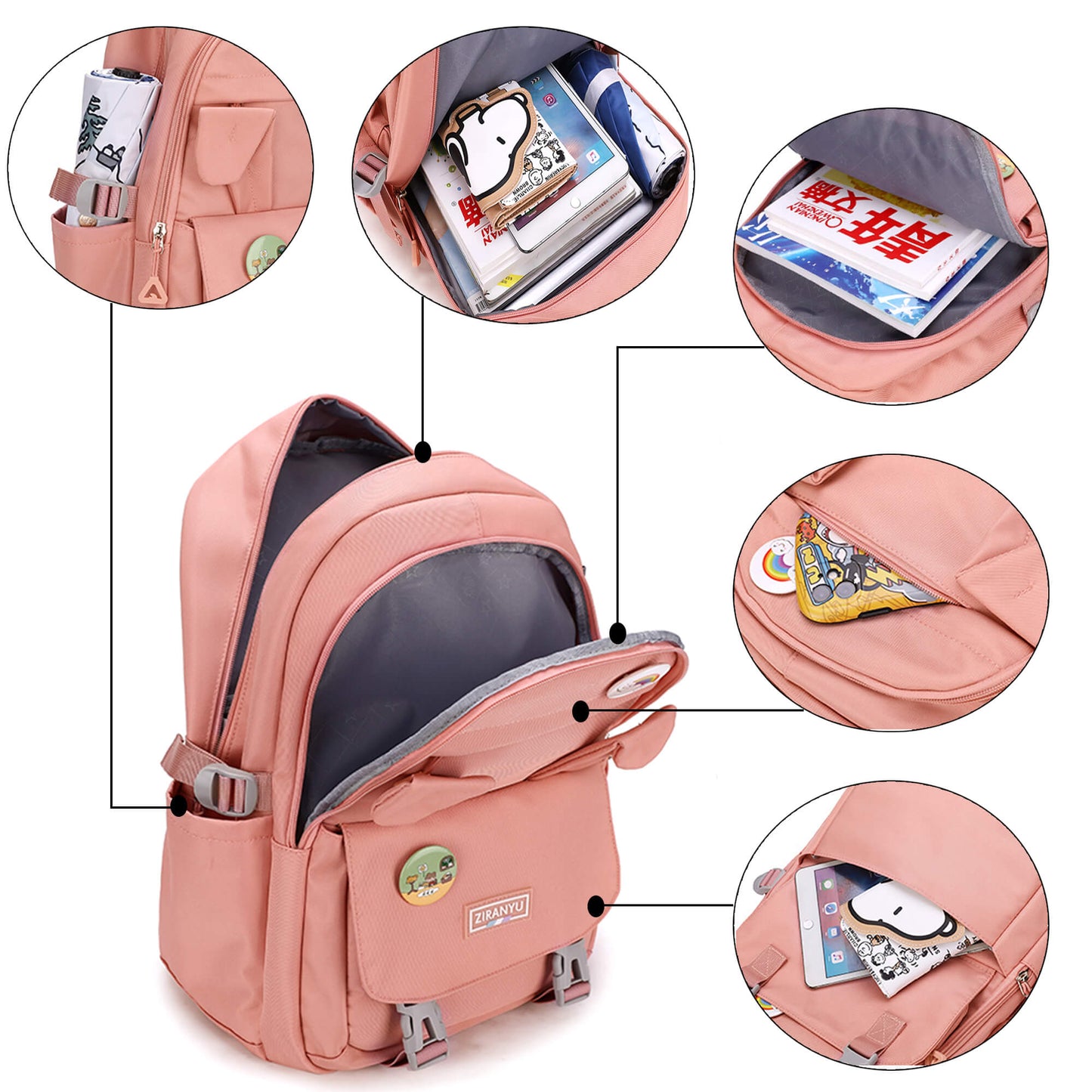 Makukke Cute Backpacks for School