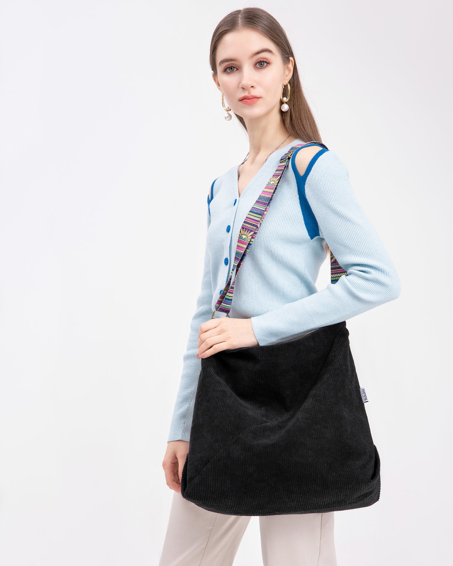 Makukke Corduroy Tote Bags for Women