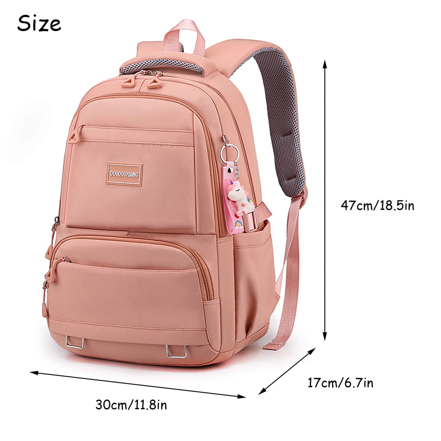 Makukke Girls Backpacks for School(Gift Pendant)