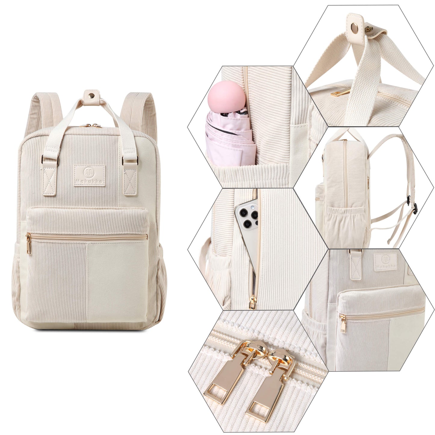 Makukke Corduroy Backpack