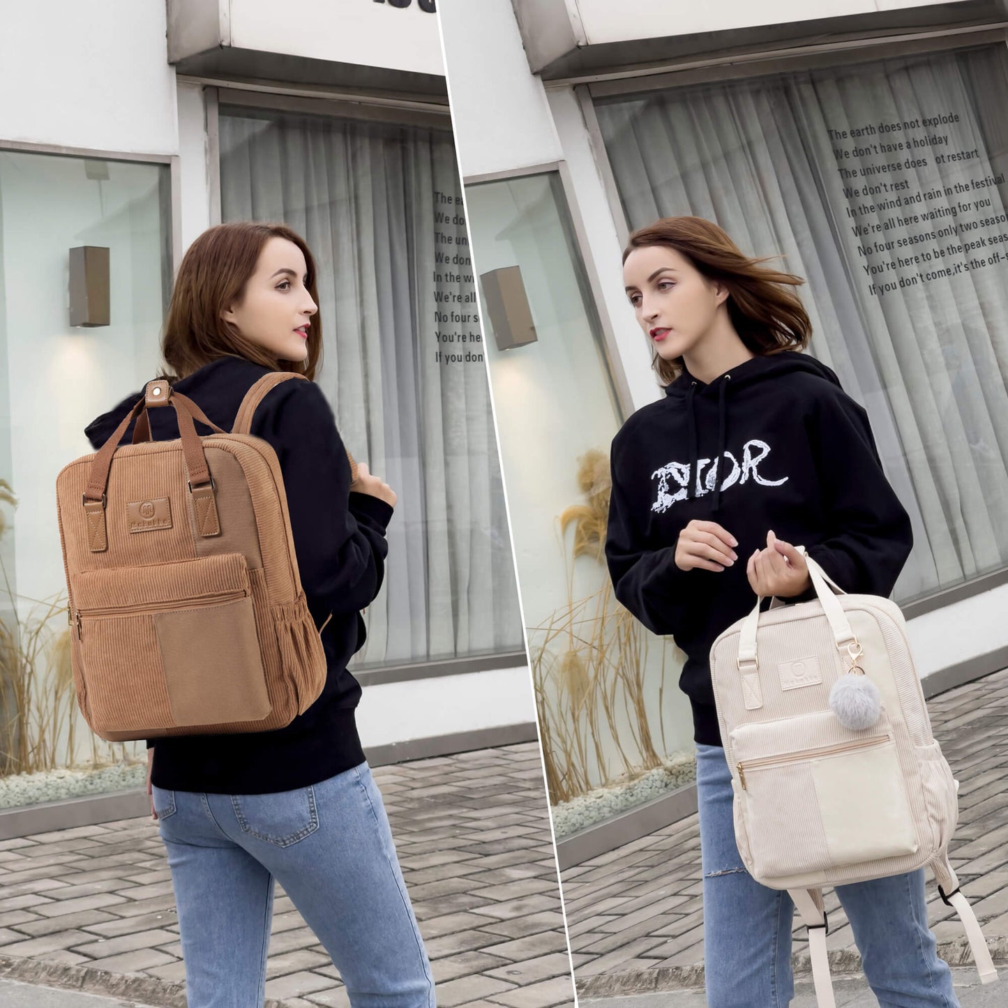 Makukke Corduroy Backpack