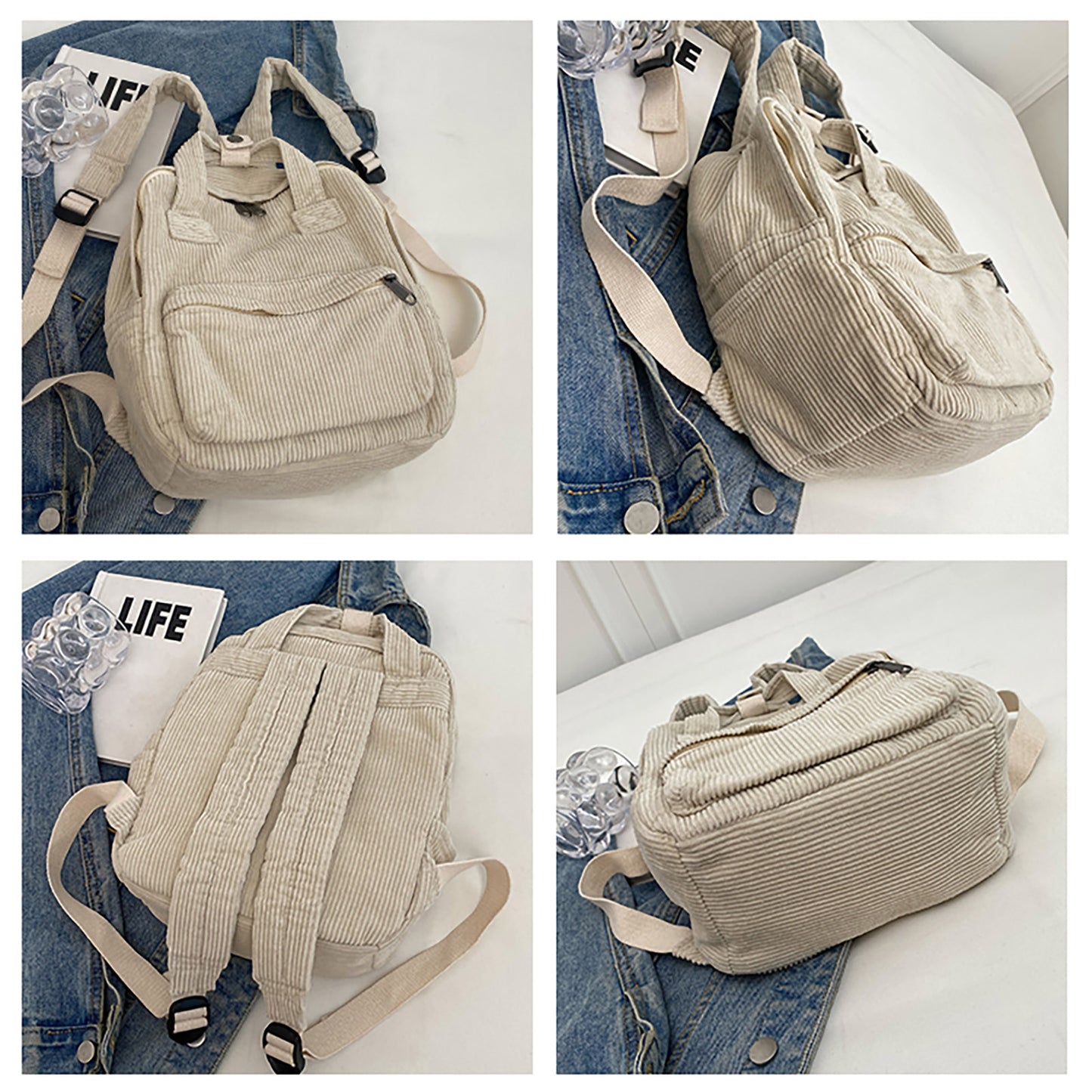Makukke Mini Corduroy Backpack