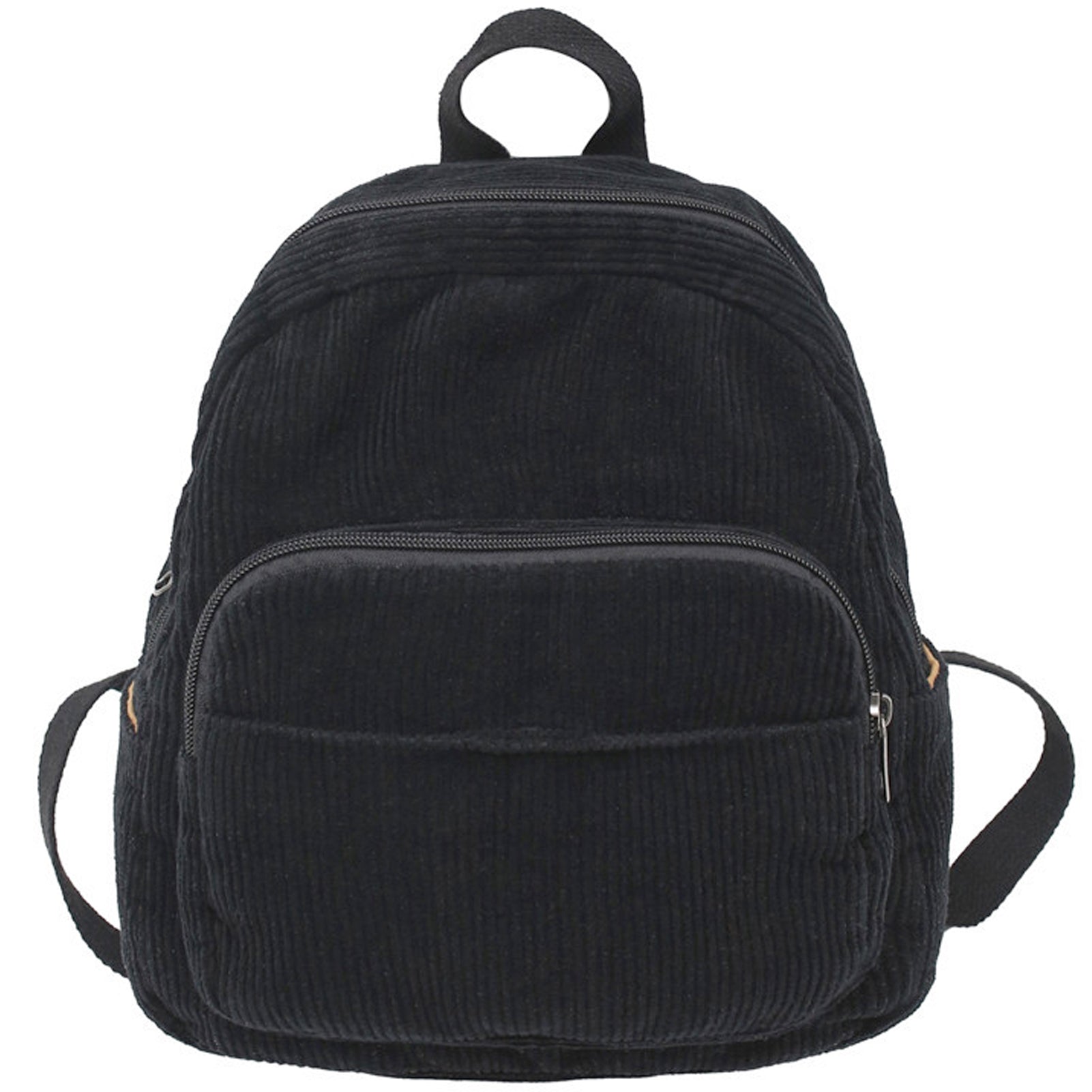 Corduroy black backpack sale