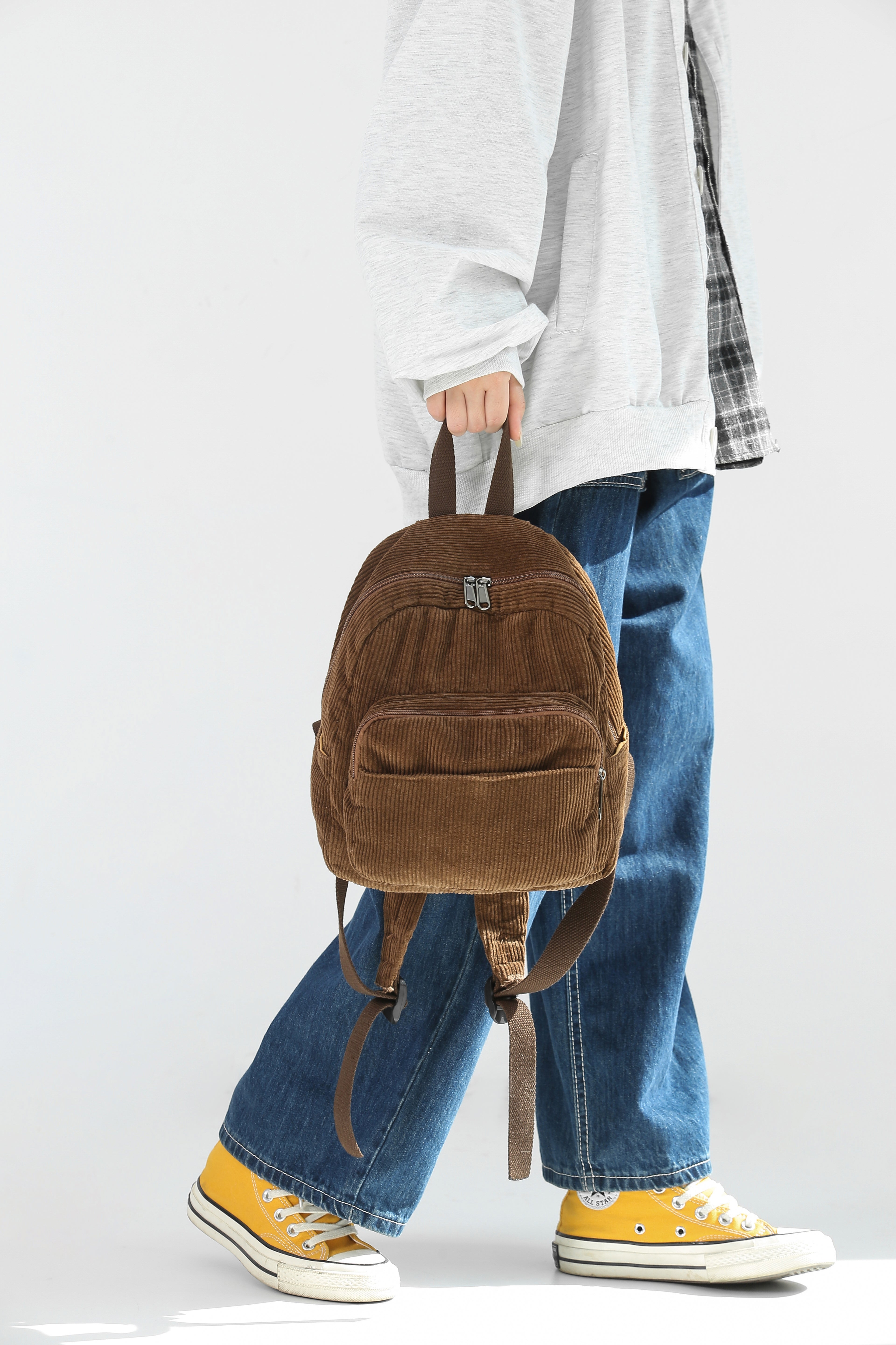 Mini backpack corduroy best sale