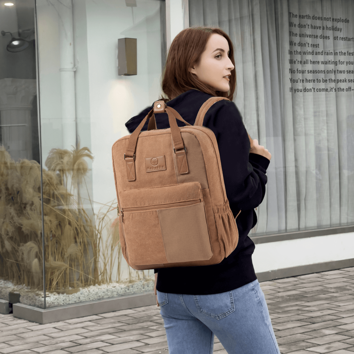 Corduroy Shopper Bag Large Capacity For Shopping School Bag, Stylish Tote  Handbag Vintage Casual Tote Bags For Daily Life, Crossbody Bag College