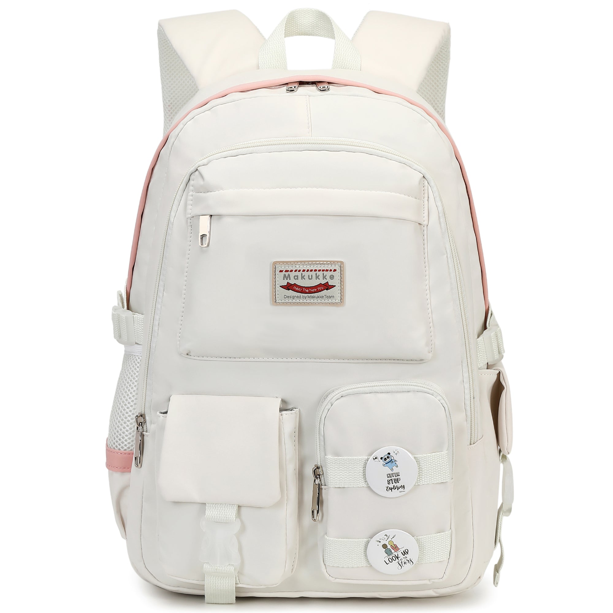 White hotsell bookbag purse