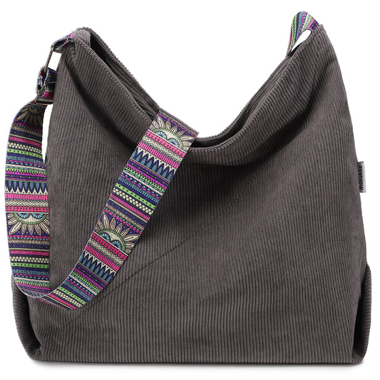 Makukke Corduroy Tote Bags for Women