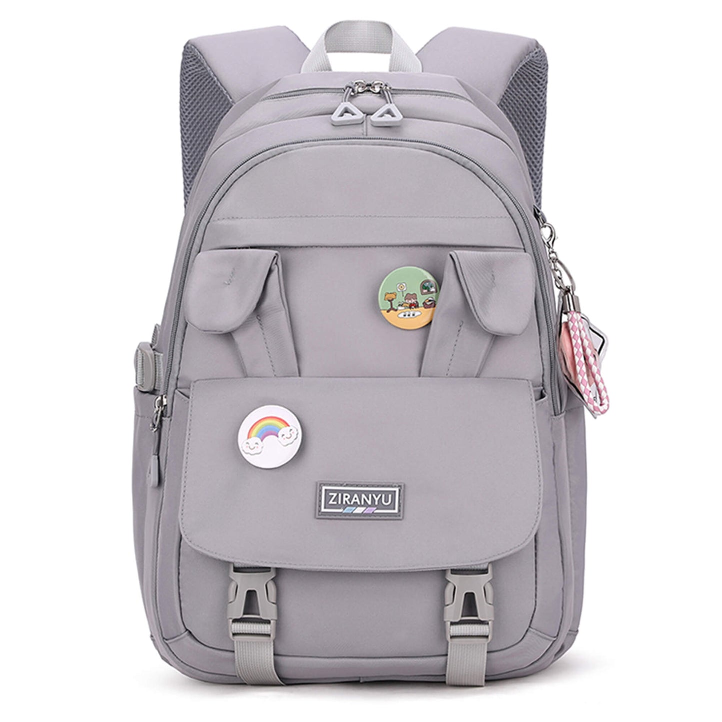 Cute cheap gray backpack