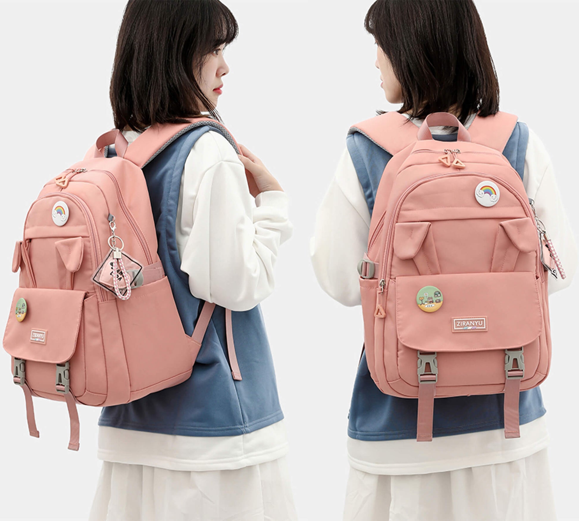 Tik Tok Cool Backpacks For Boy Girl School Bags Rucksack Teenagers