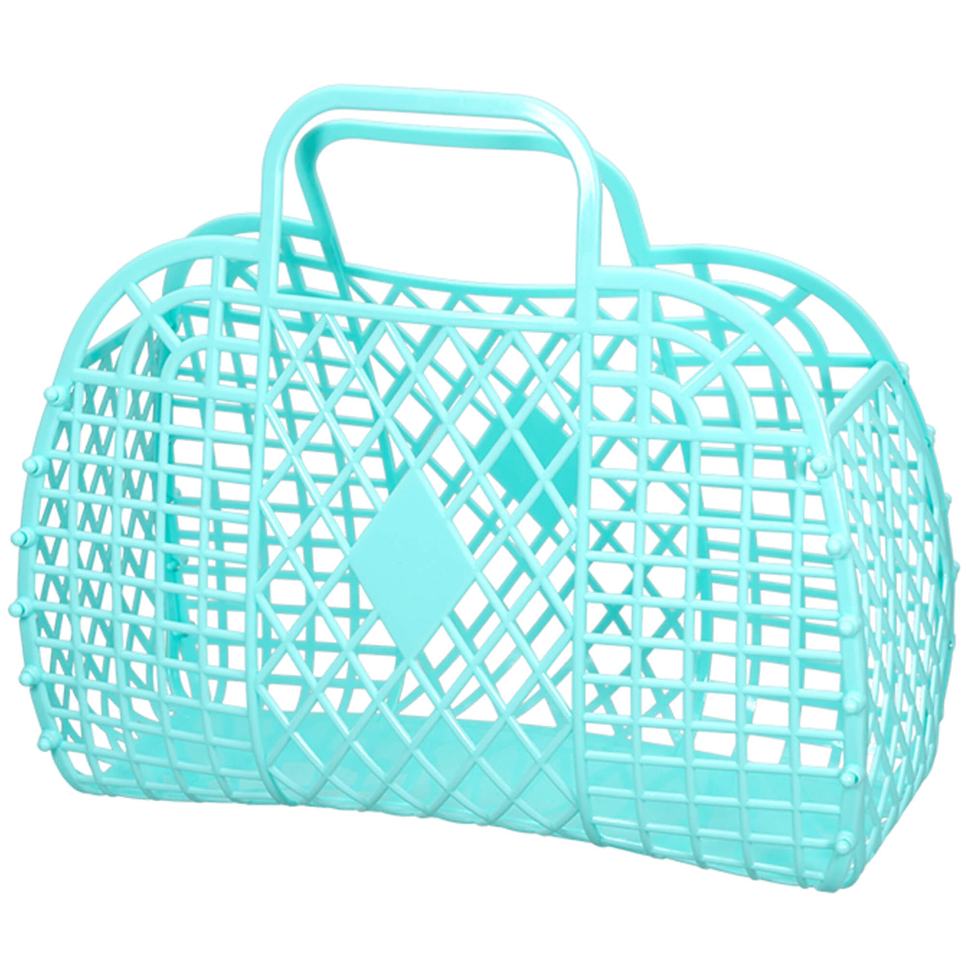Retro Basket large blue Sun Jellies, blue